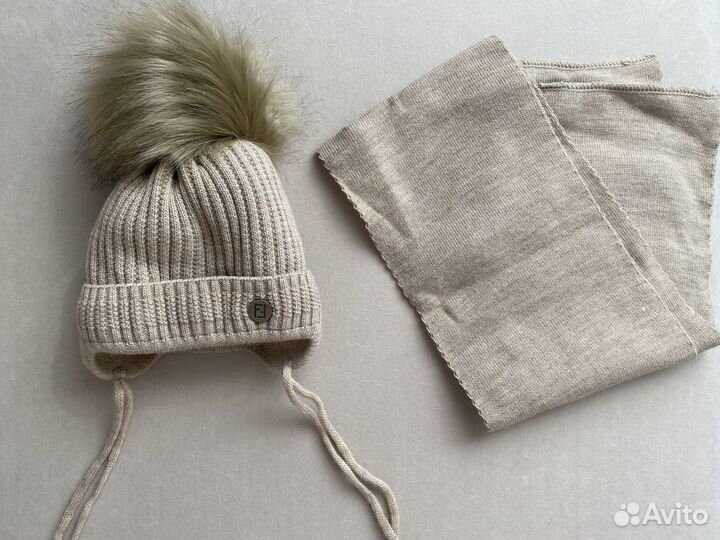 Зимняя шапка для новорождённых