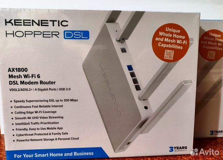 Wi-Fi роутер Keenetic Hopper AX1800 (KN-3610)