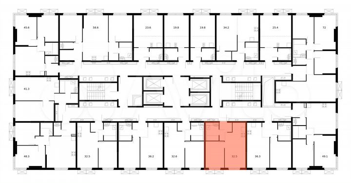 1-к. квартира, 32,5 м², 13/33 эт.