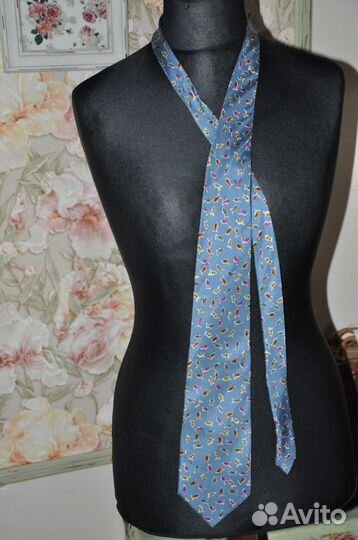 Винтажные галстуки 100 шелк