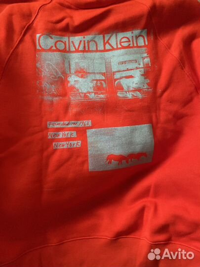 Худи calvin klein флис