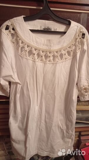 Блуза белая. 46-48 р. Новая