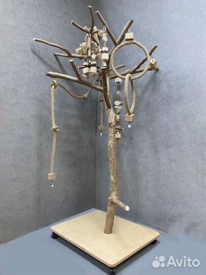 Игровой стенд для средних и крупных попугаев