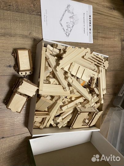 Деревянный конструктор Ферма