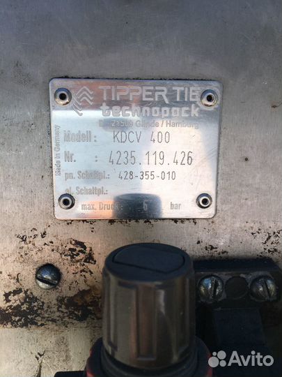 Клипсатор полуавтомат.Technopak TipperTie kdcv400