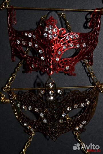 202005 Маска La gioia Spilla metallo con strass