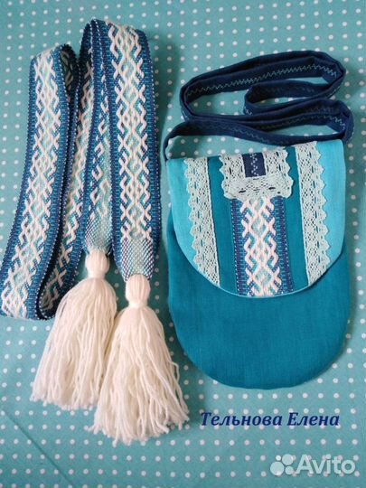 Пояс. Обережный. Народный. Тканый. Русский