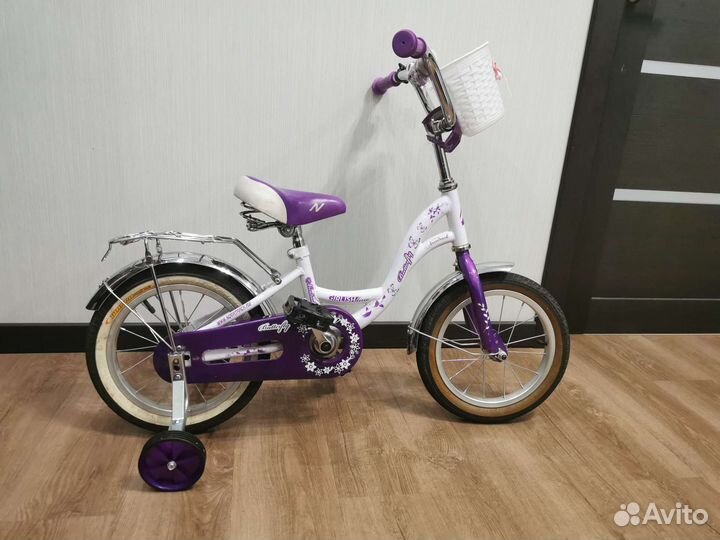 Детский велосипед Novatrack Butterfly 14