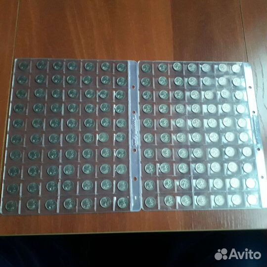 Лист монет: 1 копейка