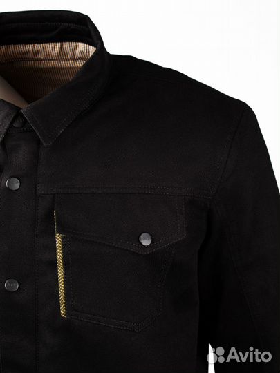 Моторубашка, мотокуртка Starks room biker, чёрная