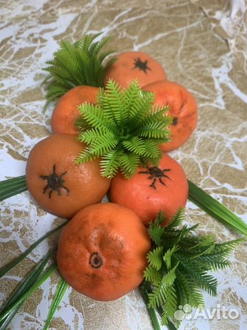 Мыло ручной работы мандарин