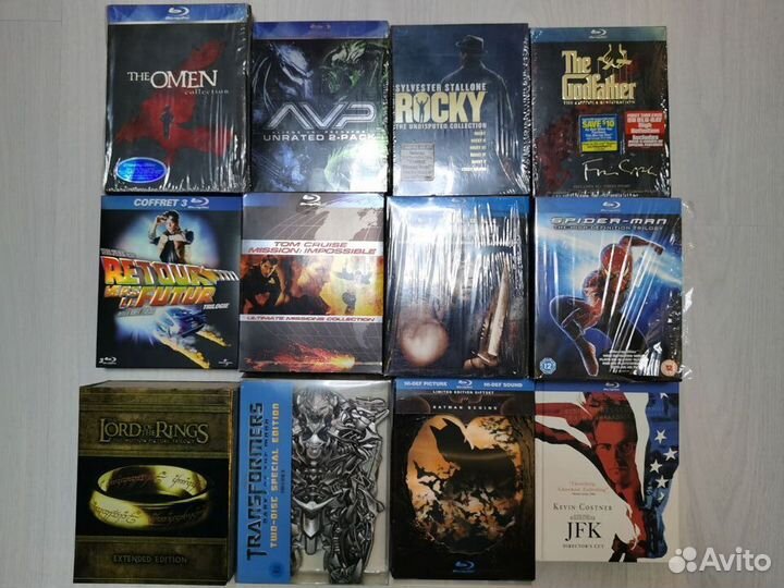 Bluray фирменный диски без перевода