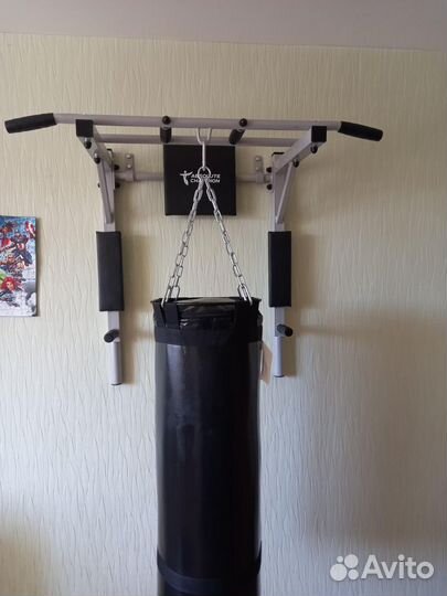 Турник 3 в 1 + боксерский мешок 30 кг
