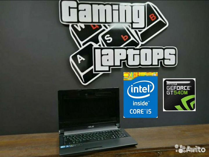 Игровой ноутбук 15,6 i5-2430m/6Gb/GT540m/120SSD