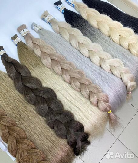 Натуральные, окрашенные волосы