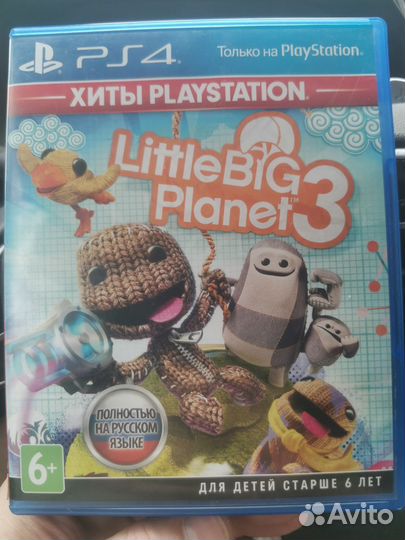 Диск Little big planet 3 ps4