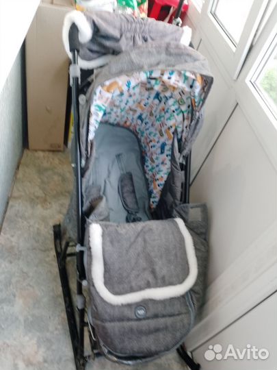 Детские санки коляска бу