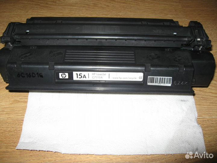 Картридж,б\у,заправленный