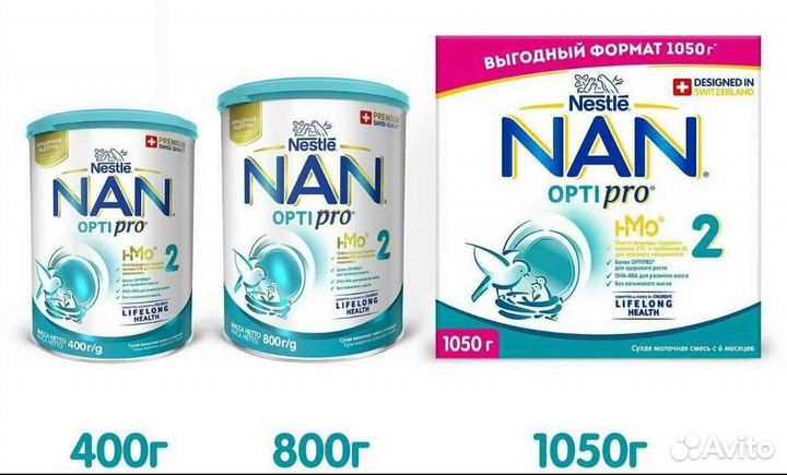 Молочная смесь Nan