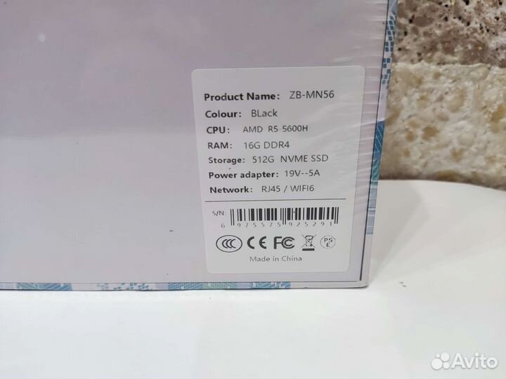 Новый Мини пк firebat Ryzen 5 5600H 16/512GB Win11