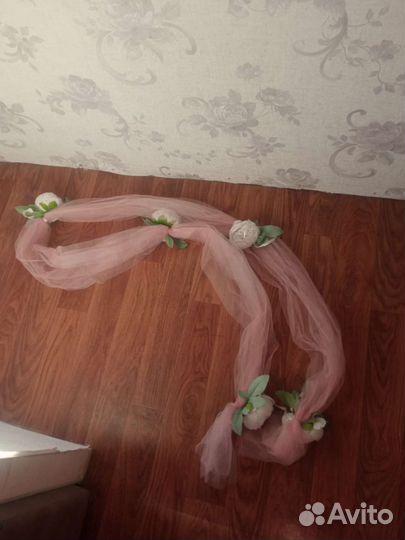 Украшение для свадьбы на авто