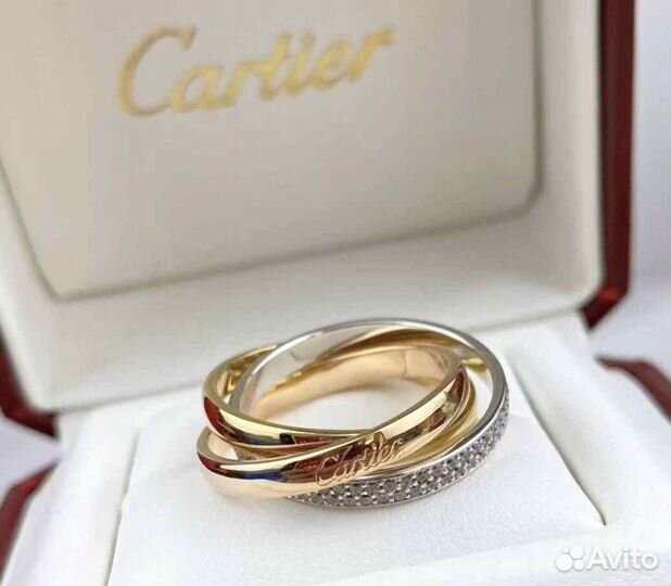 Кольцо Cartier Trinity, маленькая модель