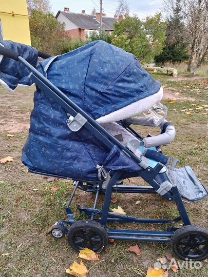 Детские санки коляска