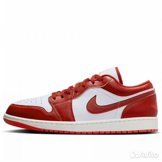 Кроссовки Nike air Jordan 1 low red zed skin