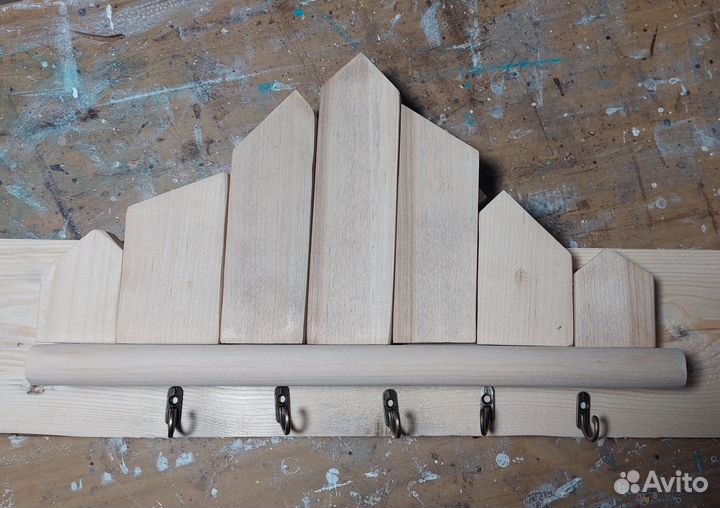 Заготовка для ключницы, ключница-домики