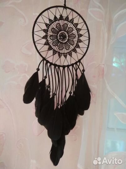 Ловец снов - индейский амулет с перьями, защита