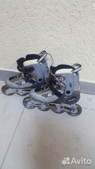 Новые роликовые коньки 36р