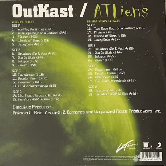 OutKast – ATLiens 4LP (Европа 2021г.)