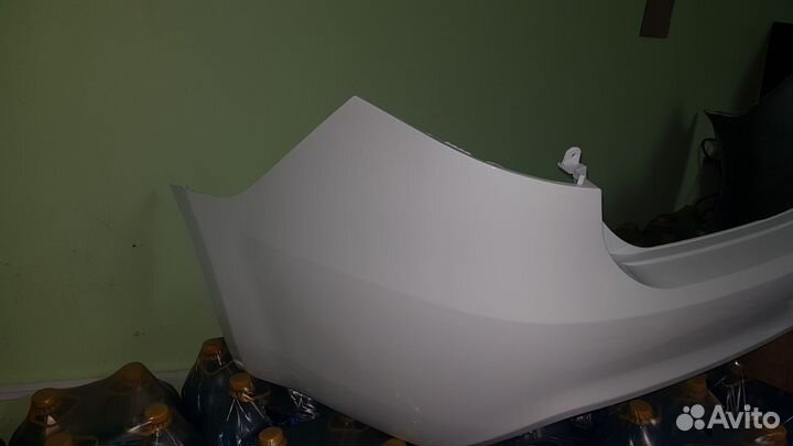 Задний бампер kia rio 3 белый