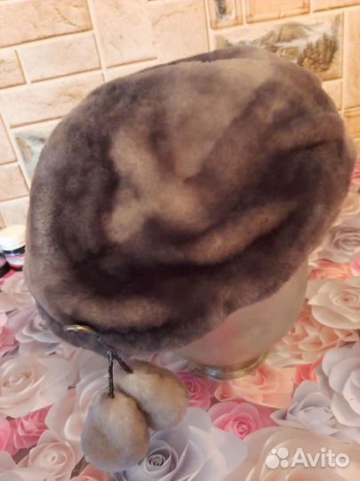 Берет натур мутоновый овчина 19 раз Россия