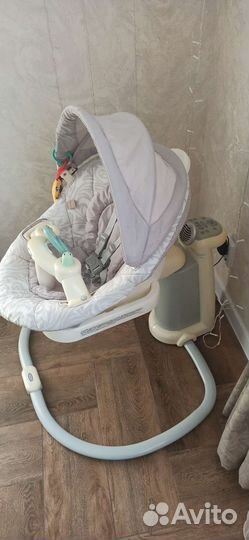 Детские электронные качели для новорожденных