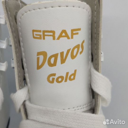 Коньки Graf Davos Gold 30,31,32 фигурные новые