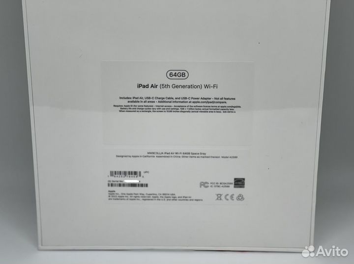 iPad Air 5 M1 64 Wi-Fi Black