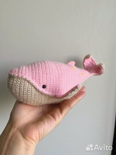 Вязаный кит—кексик
