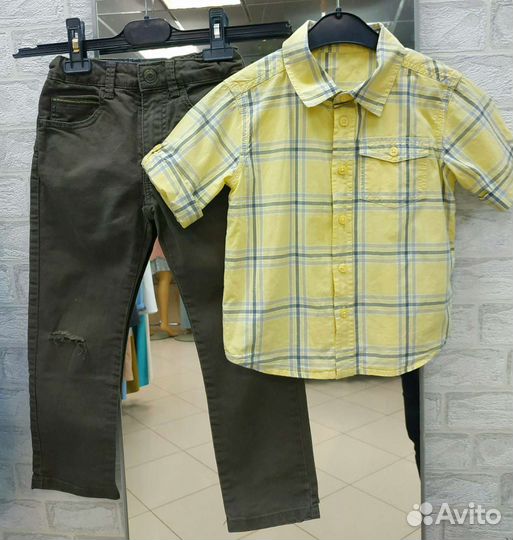 Детские вещи пакетом на мальчика 110 рост