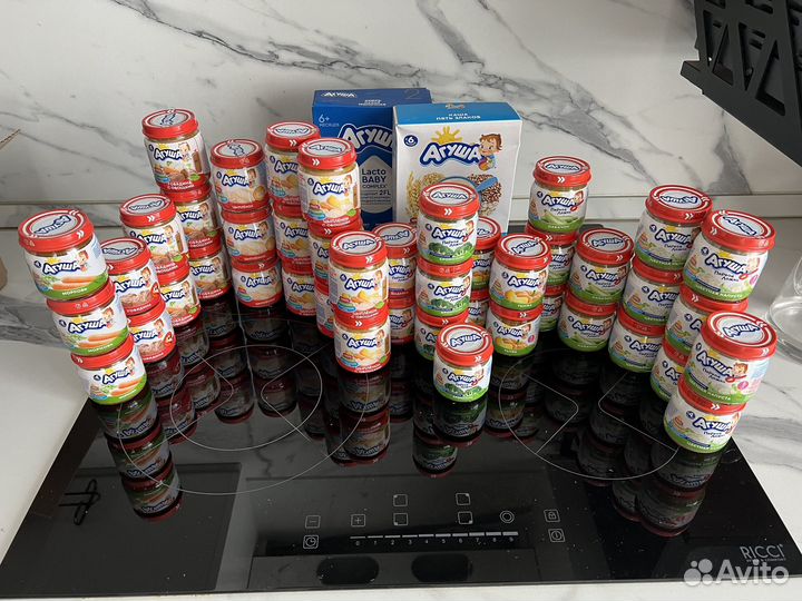 Агуша мясное и овощное пюре