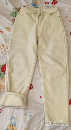 Джинсы утепленные