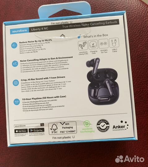 Беспроводные наушники anker soundcore