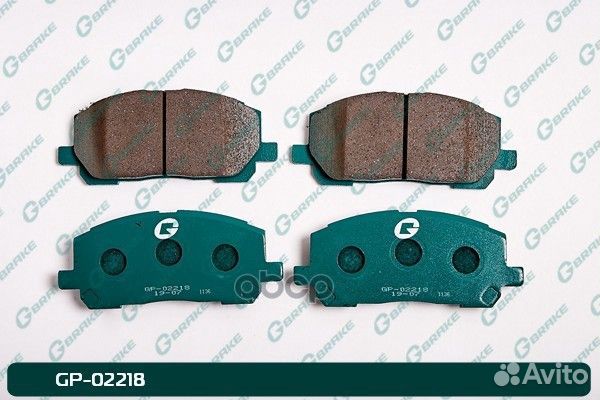 GP-02218 колодки тормозные G-Brake / 1457
