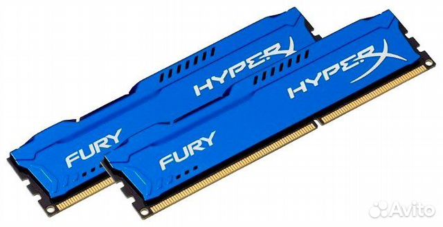 Kingston HyperX fury Blue 2x8 гб 1866мгц