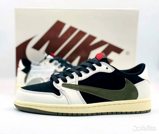 Nike air Jordan 1 low 10 travis scott olive
