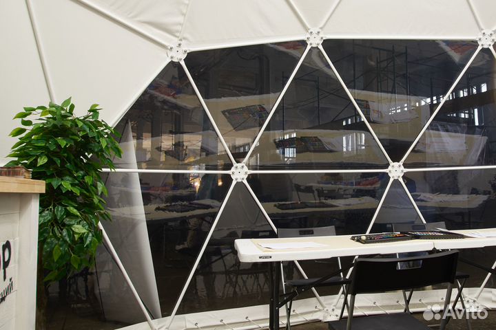 Купольный шатёр. Сферический шатёр. Глэмпинг