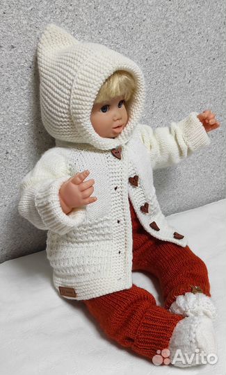 Вязаный костюмчик для малыша