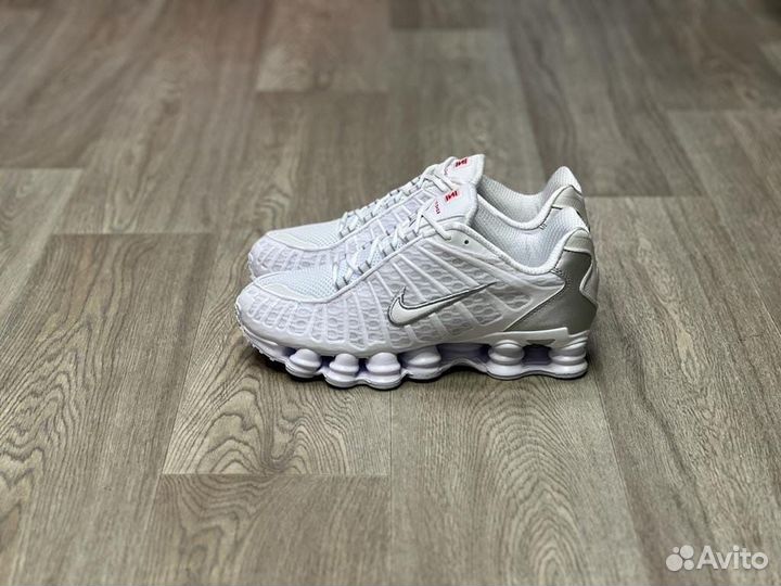 Кроссовки Nike Shox TL White (36-45)