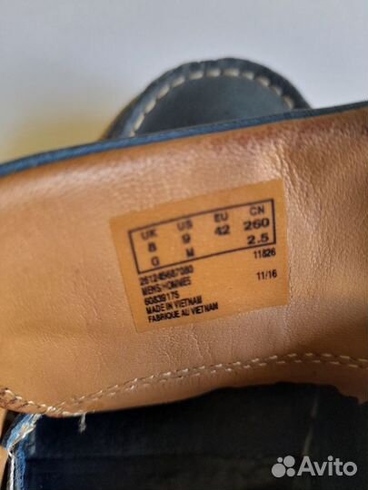 Clarks original топсайдеры size 42