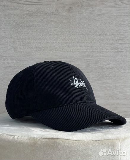 Кепка stussy вельветовая